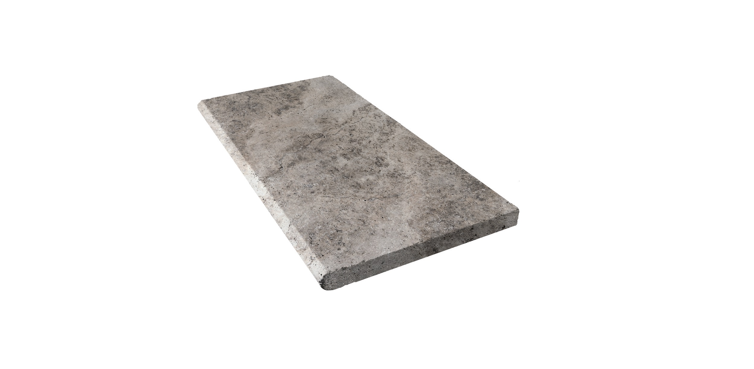 Silver Travertine Cross Cut Pool Coping